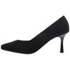 BIOECO COURT SHOE 6543 0026 - BLACK SUEDE
